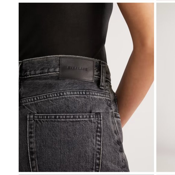 Everlane The '90s Cheeky Jean in Washed Black - Picture 2 of 5